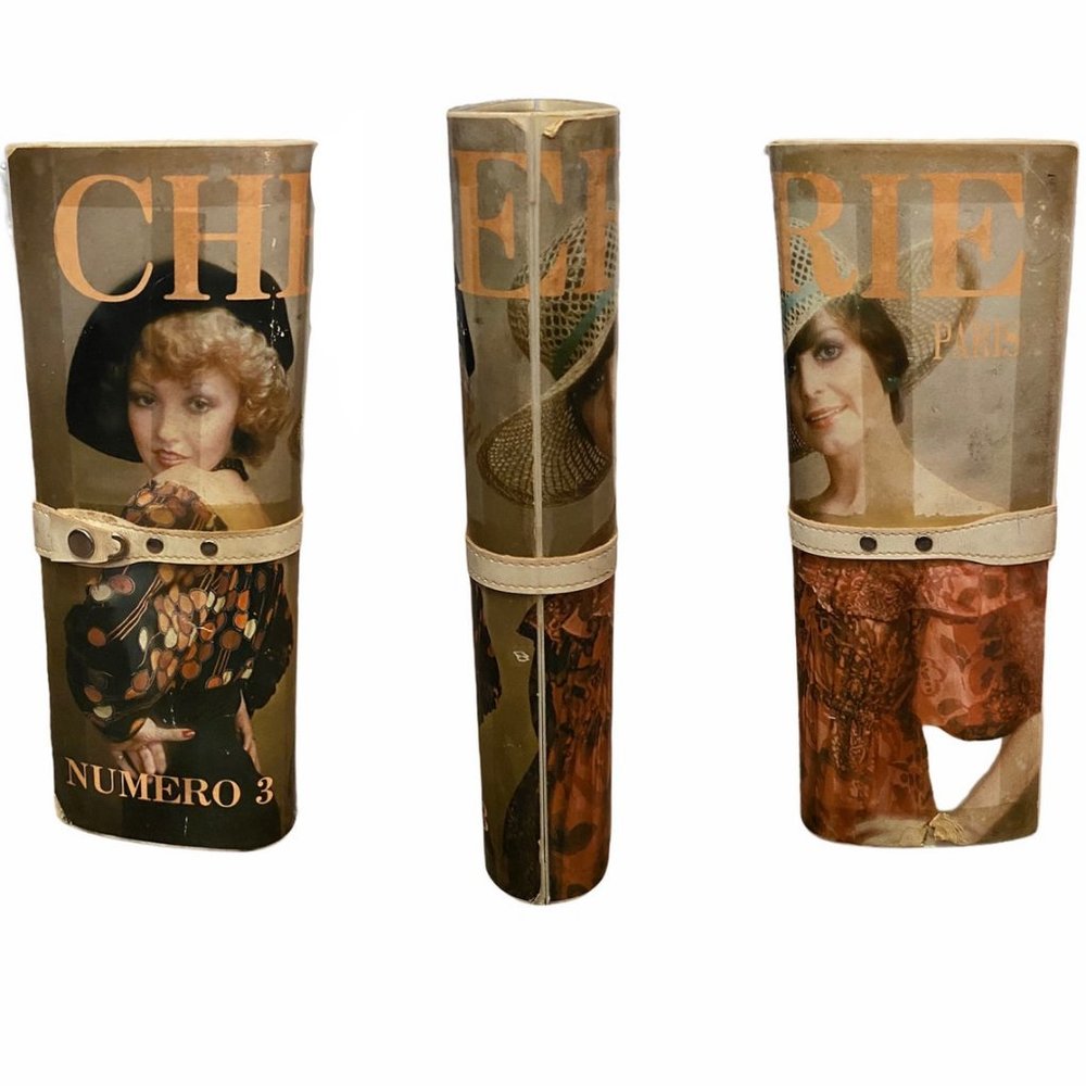 1970s Magazine Clutch - Disco Clutch - 70s Lucite Clutch